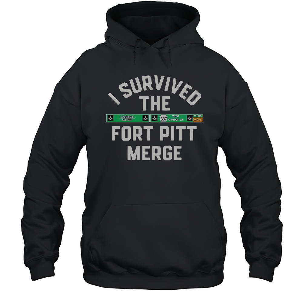 I Survived The Fort Pitt Merge T-Shirt Unisex Hoodie