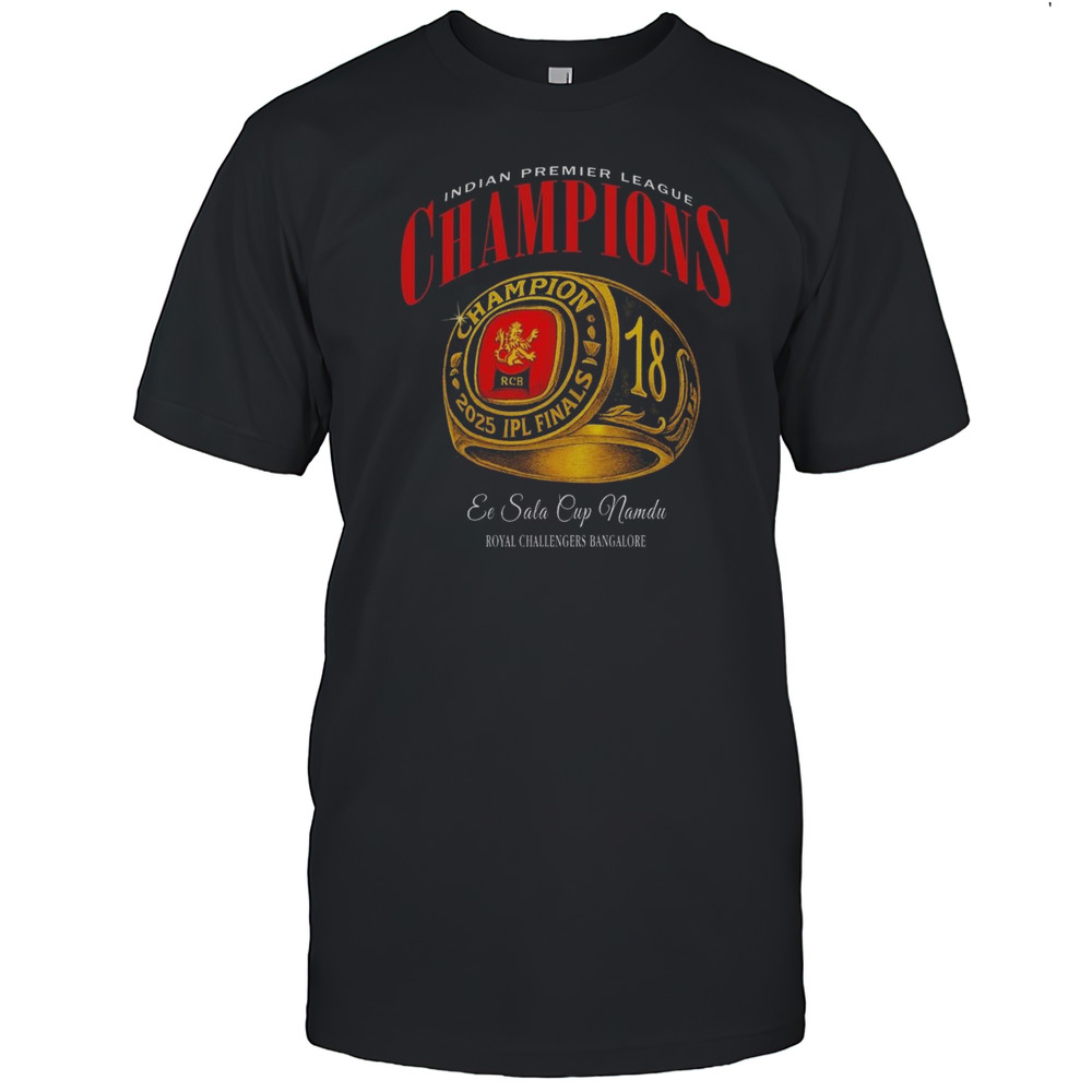 Indian Premier League Champions Ee Sala Cup Namdu Royal Challengers Bangalore Shirt