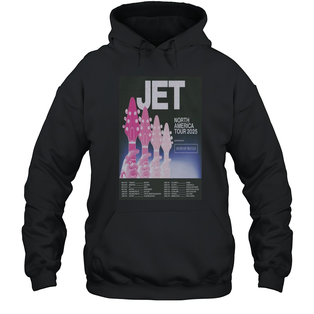 JET Poster North America Tour 2025 Shirt Unisex Hoodie
