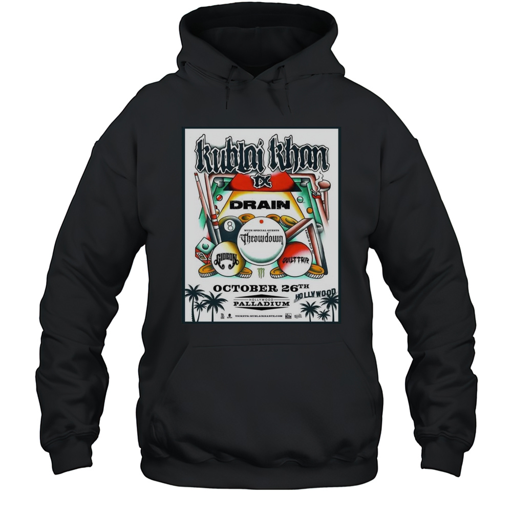 Kublai Khan TX Drain October 26th 2025 Shirt Unisex Hoodie