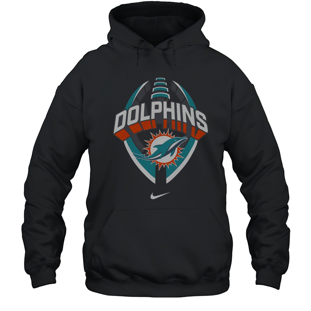 Miami Dolphins Nike Icon Legend T-Shirt Unisex Hoodie