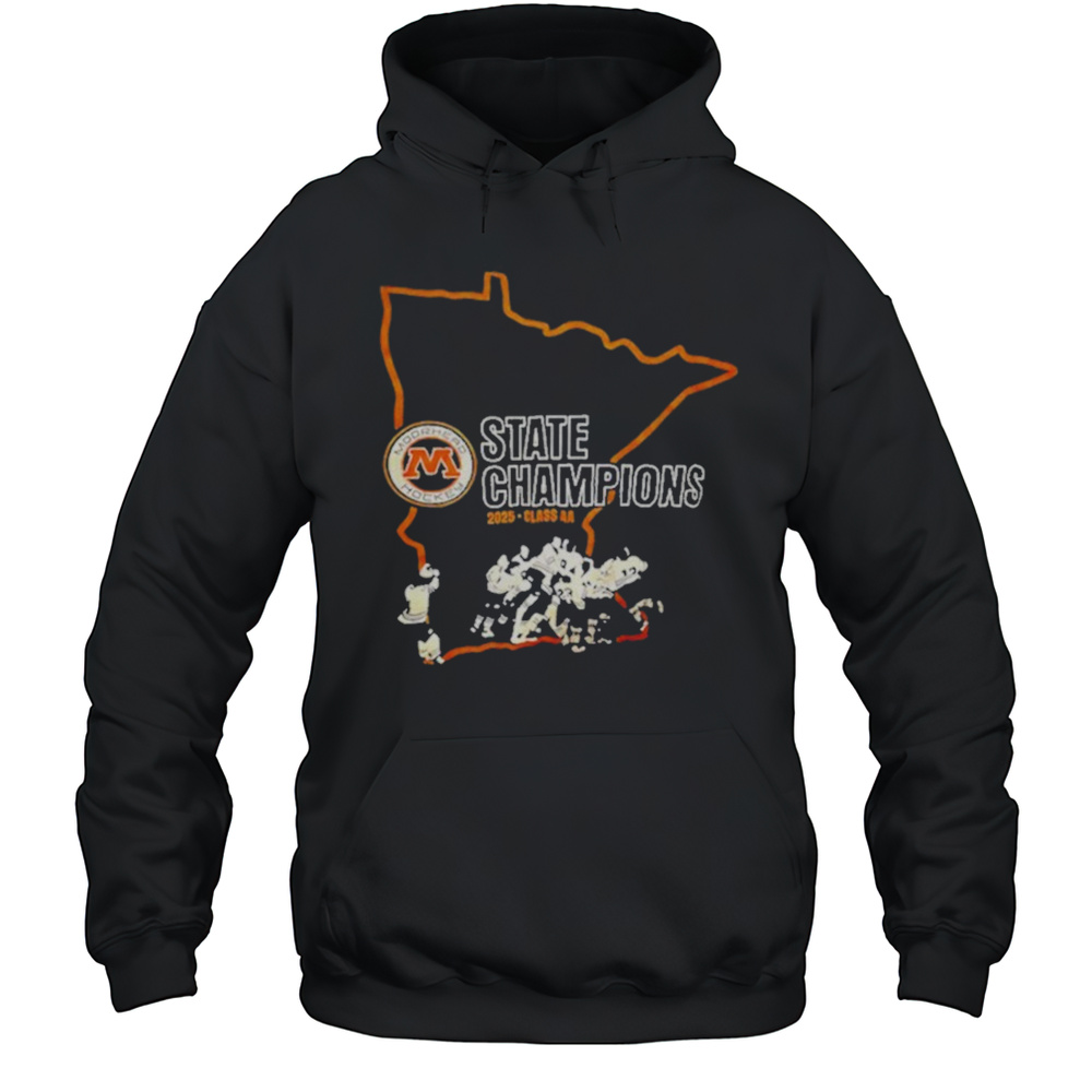 Moorhead Spuds State Hockey Champions 2025 Class AA Shirt Unisex Hoodie