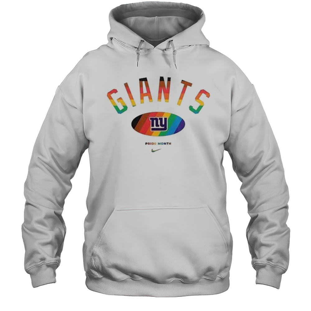 NFL New York Giants X Pride Month Football Accept Understand Love 2025 Shirt Unisex Hoodie