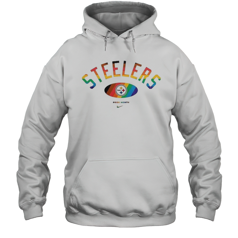 NFL Pittsburgh Steelers X Pride Month Football Accept Understand Love 2025 Shirt Unisex Hoodie