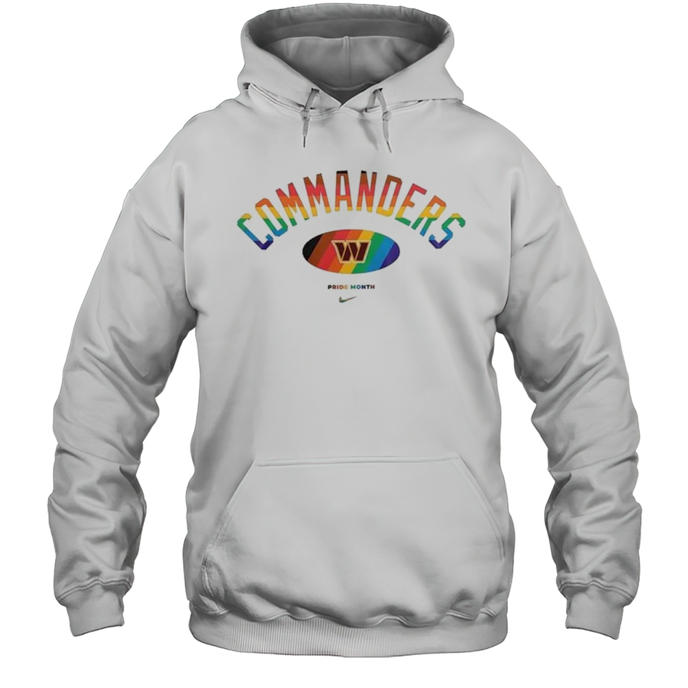 NFL Washington Commanders X Pride Month Football Accept Understand Love 2025 Shirt Unisex Hoodie