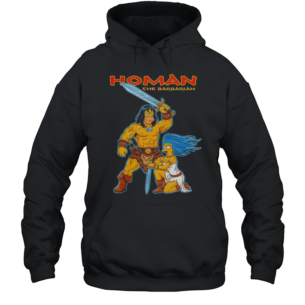 Simperson Homan The Barbarian Shirt Unisex Hoodie