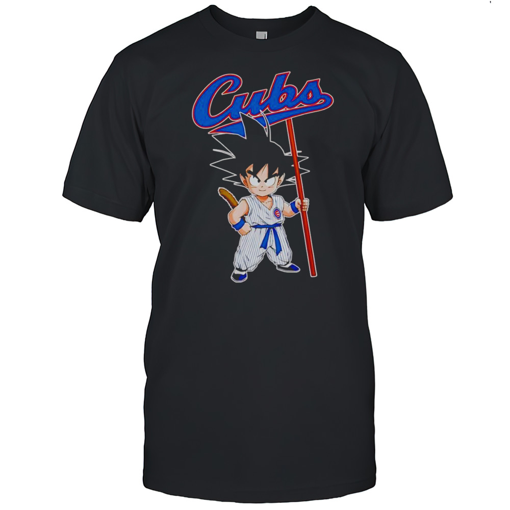 Son Goku Dragon Ball Chicago Cubs Baseball Shirt