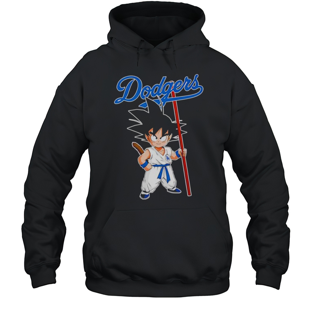 Son Goku Dragon Ball Los Angeles Dodgers Baseball Shirt Unisex Hoodie