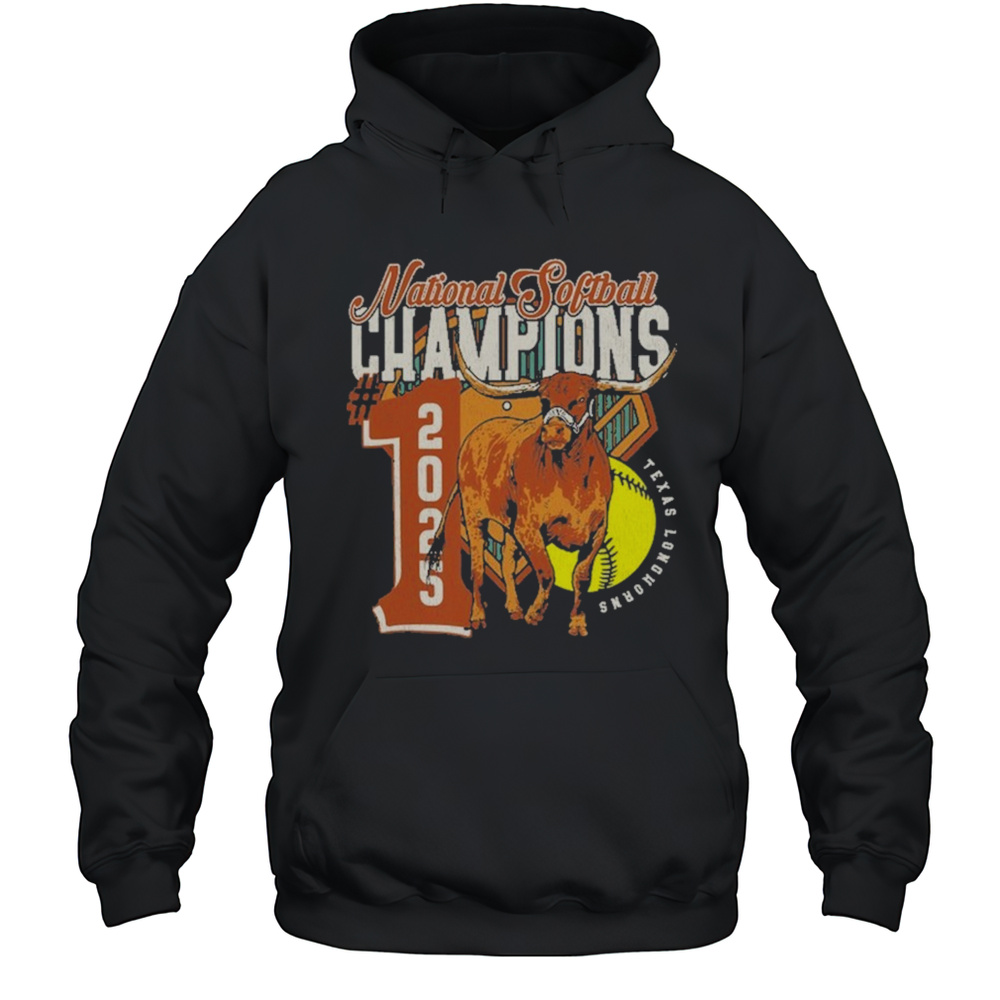 Texas Longhorns 2025 NCAA Softball Womens College World Series Champions Number One T-Shirt Unisex Hoodie
