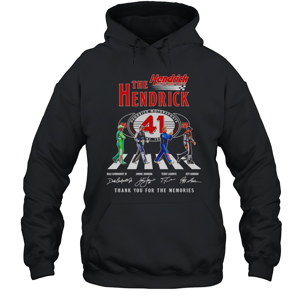 The Hendrick Abbey Road Thank You For The Memories Shirt Unisex Hoodie
