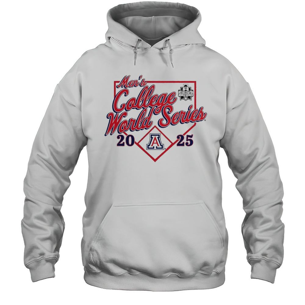 Arizona Wildcats 2025 NCAA Baseball Mens College World Series Bullpen Ace Shirt Unisex Hoodie