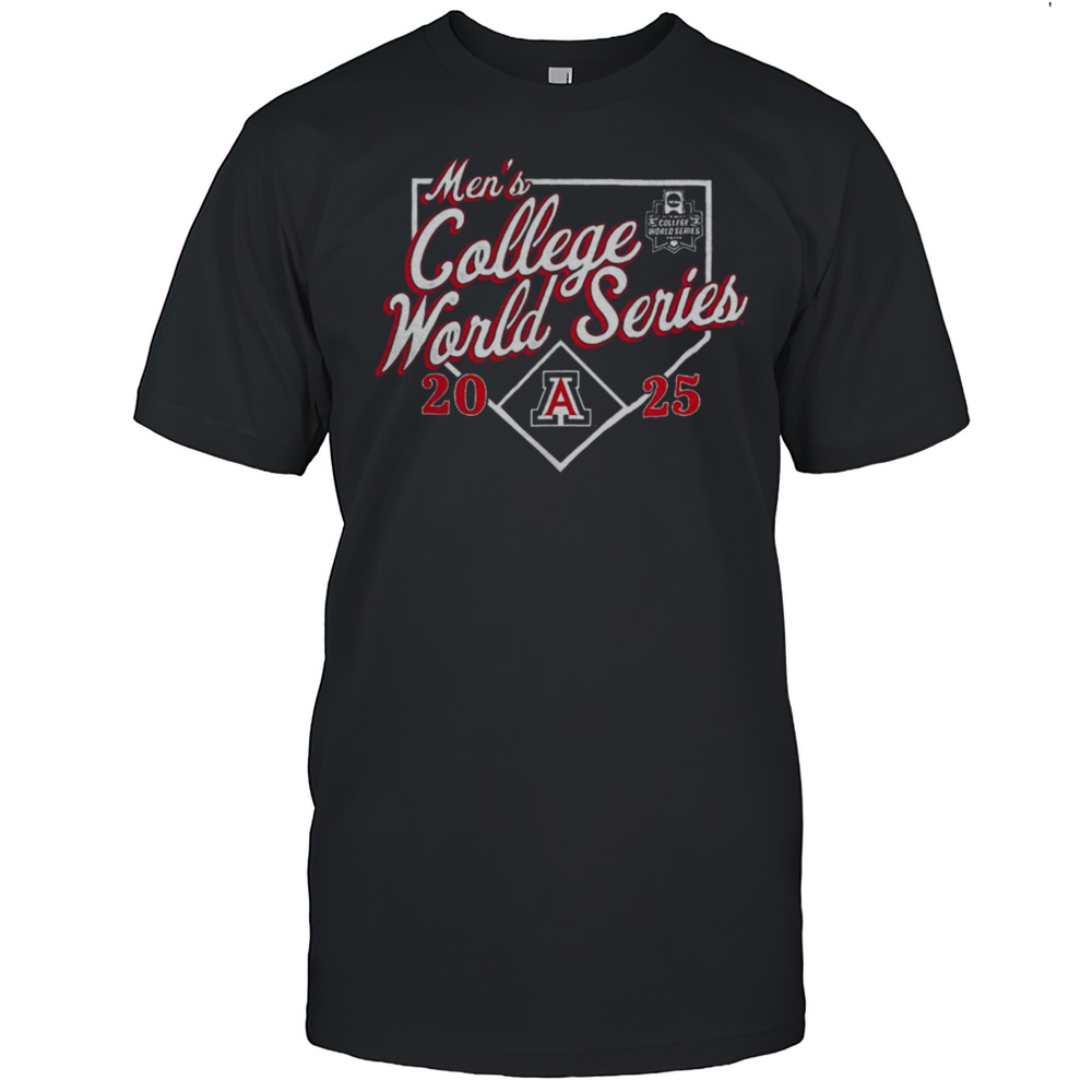 Arizona Wildcats 2025 NCAA Baseball Mens College World Series Shirt