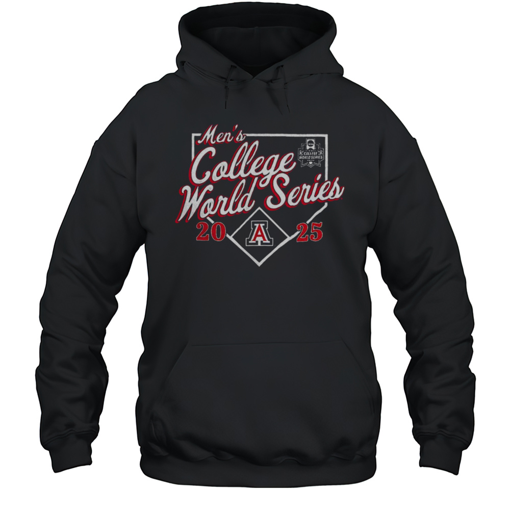 Arizona Wildcats 2025 NCAA Baseball Mens College World Series Shirt Unisex Hoodie