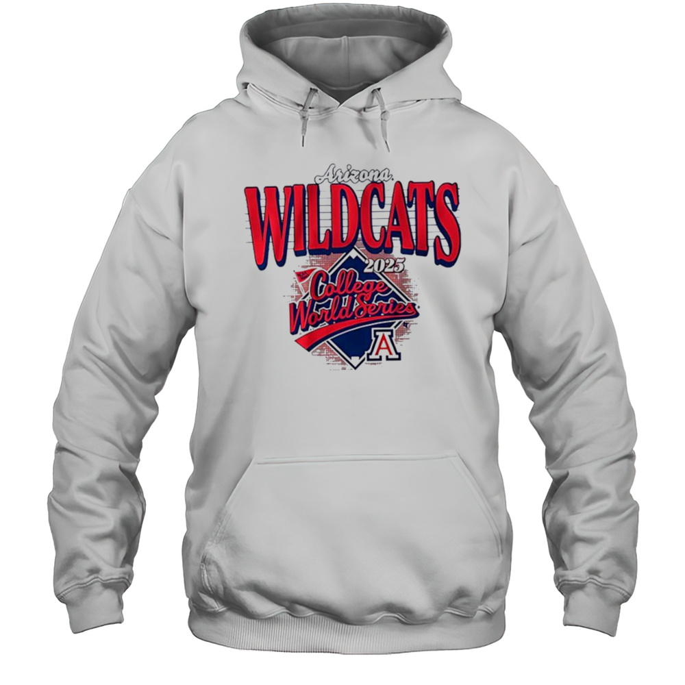 Arizona Wildcats Baseball 2025 College World Series Shirt Unisex Hoodie