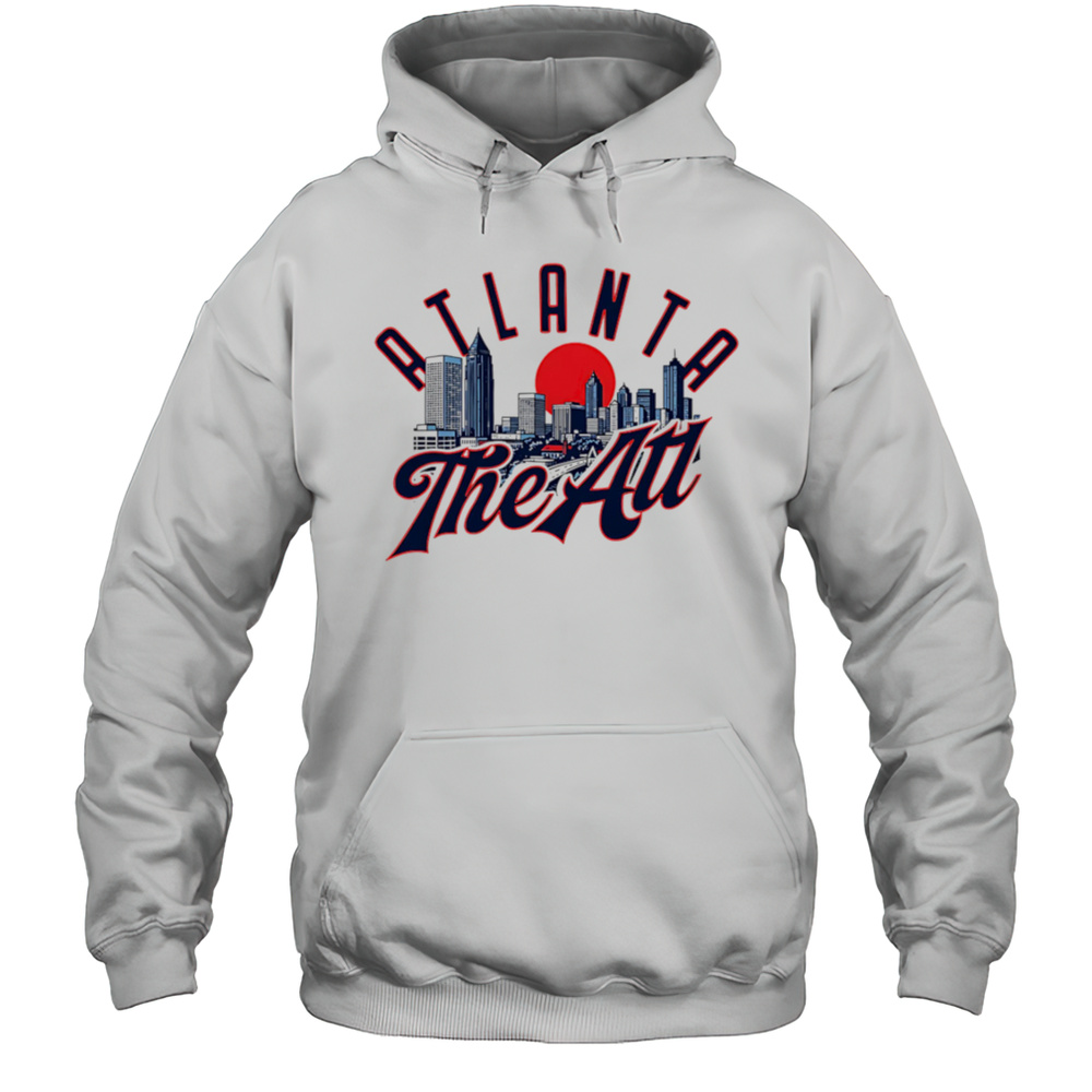 Atlanta The Stl Skyline Sunset Shirt Unisex Hoodie