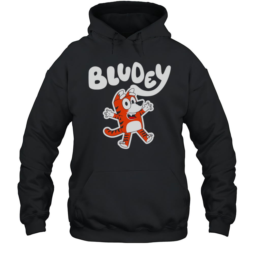 Bluey Bengals Football Funny Shirt Unisex Hoodie