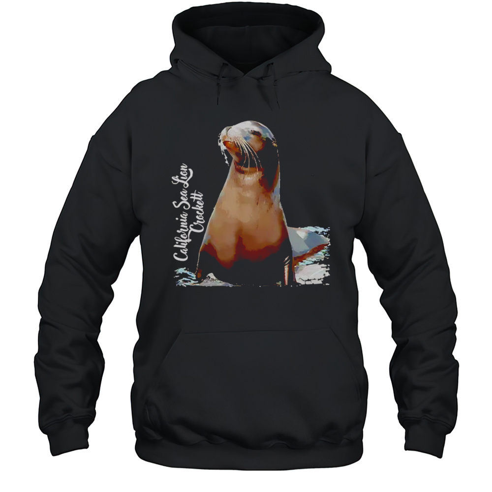 California Sea Lion Crockett Shirt Unisex Hoodie