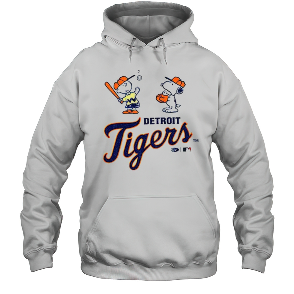Detroit Tigers Baseball Peanuts Snoopy Shirt Unisex Hoodie
