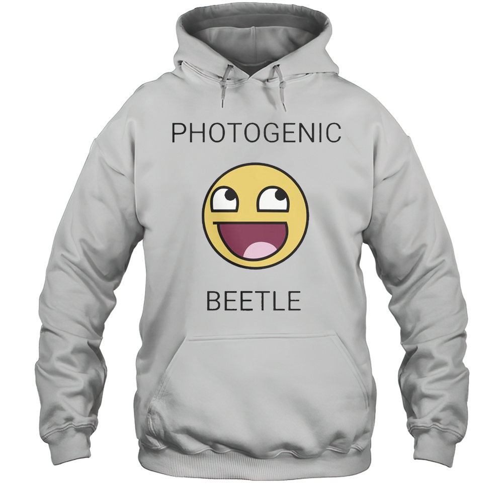 Face Smiley Meme Photogenic Beetle T-Shirt Unisex Hoodie