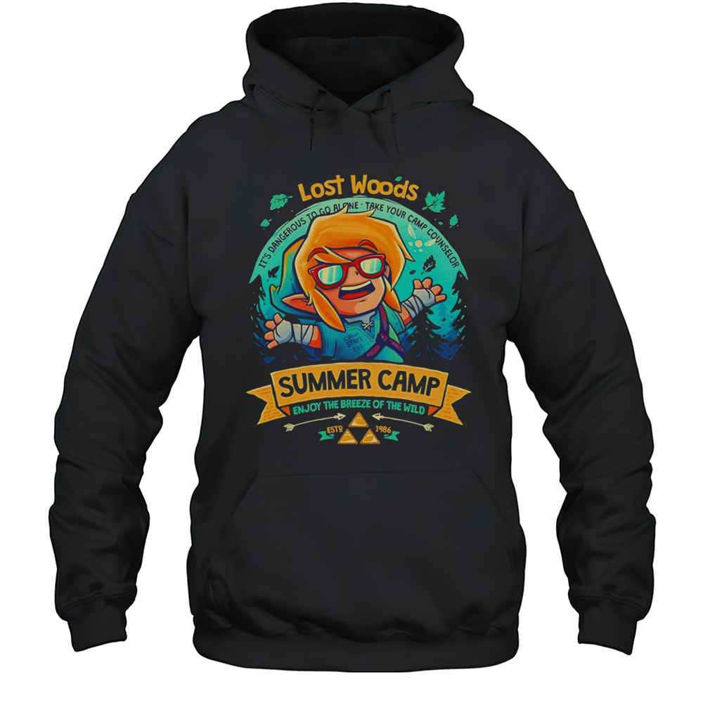 Lost Woods Summer Camp Enjoy The Breeze Of The Wild Shirt Unisex Hoodie