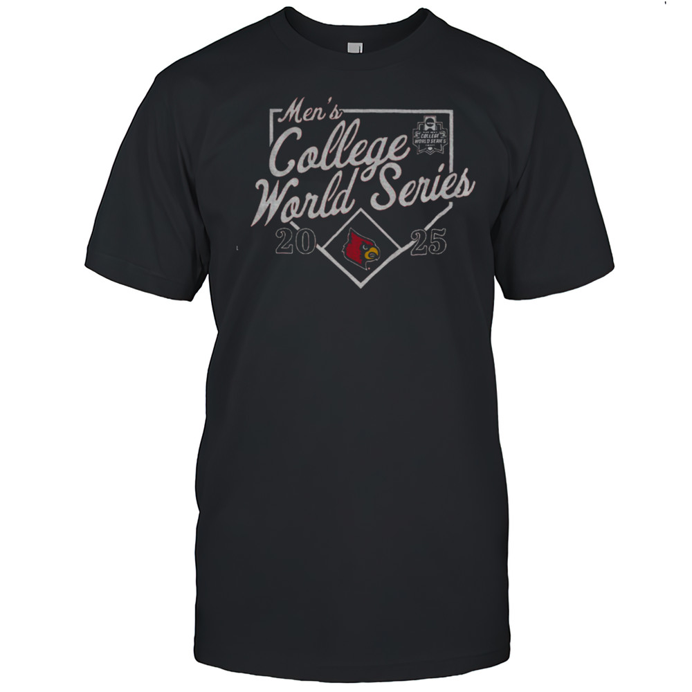 Louisville Cardinals 2025 NCAA Baseball Mens College World Series Bullpen Ace Shirt
