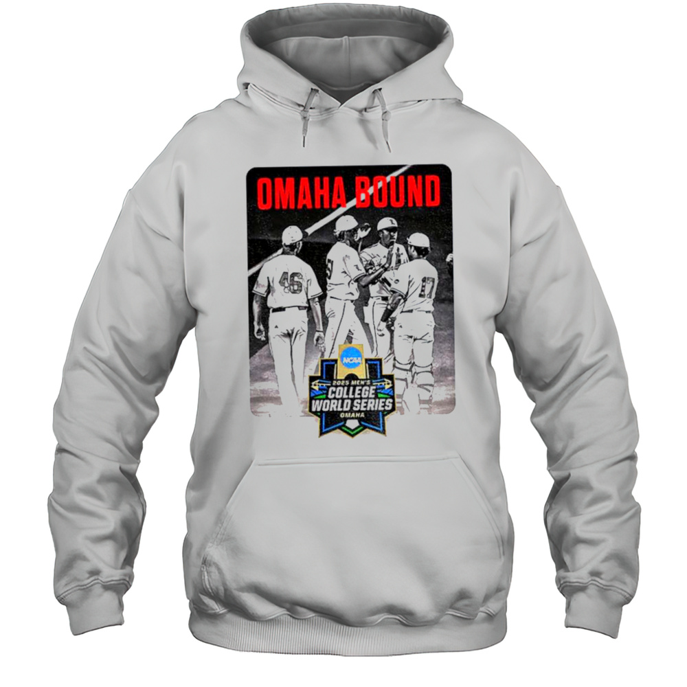 Louisville Cardinals Omaha Bound NCAA 2025 Mens College World Series Shirt Unisex Hoodie