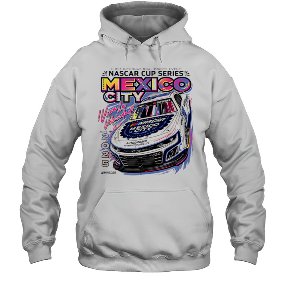 Mexico City Event Nascar 2025 Shirt Unisex Hoodie