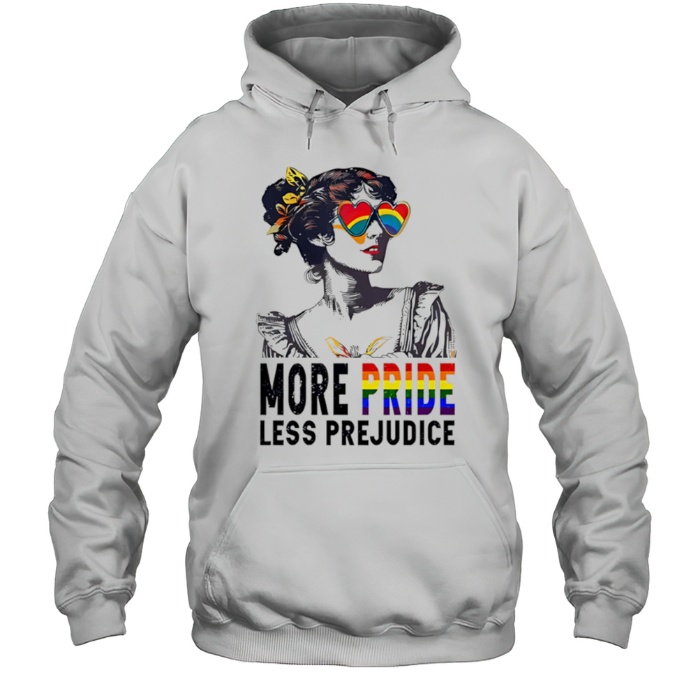 More Pride Less Prejudice Vintage Shirt Unisex Hoodie