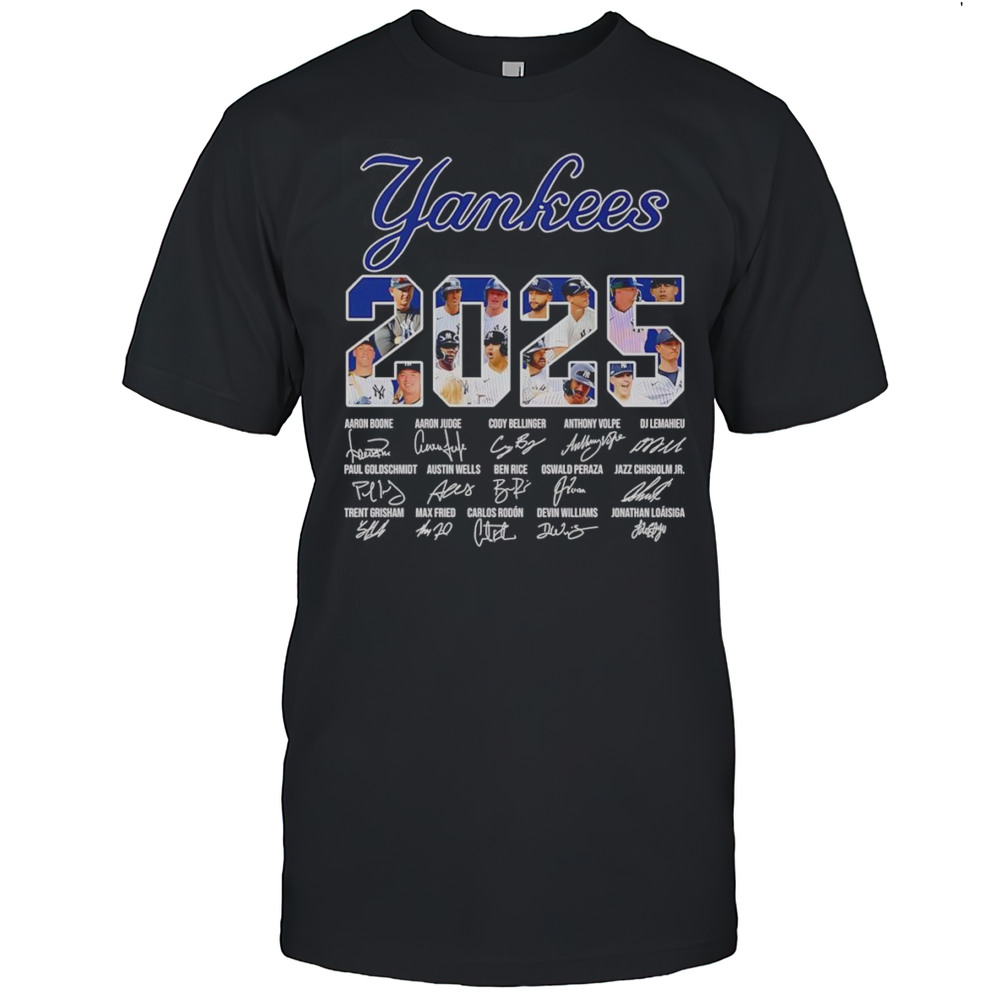 New York Yankees 2025 Signature Shirt