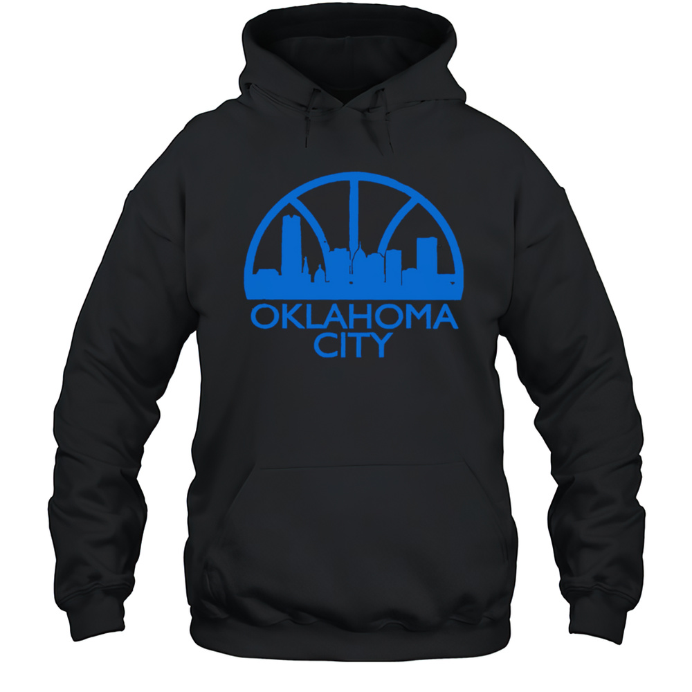 Okc Throwback Skyline Shirt Unisex Hoodie