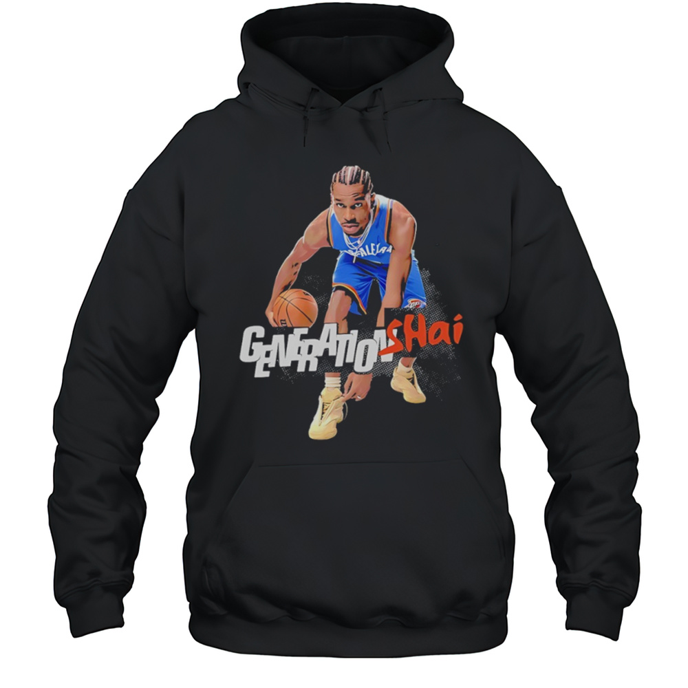 SLAM Generation Shai Gilgeous-Alexander Oklahoma City Thunder Player Shirt Unisex Hoodie