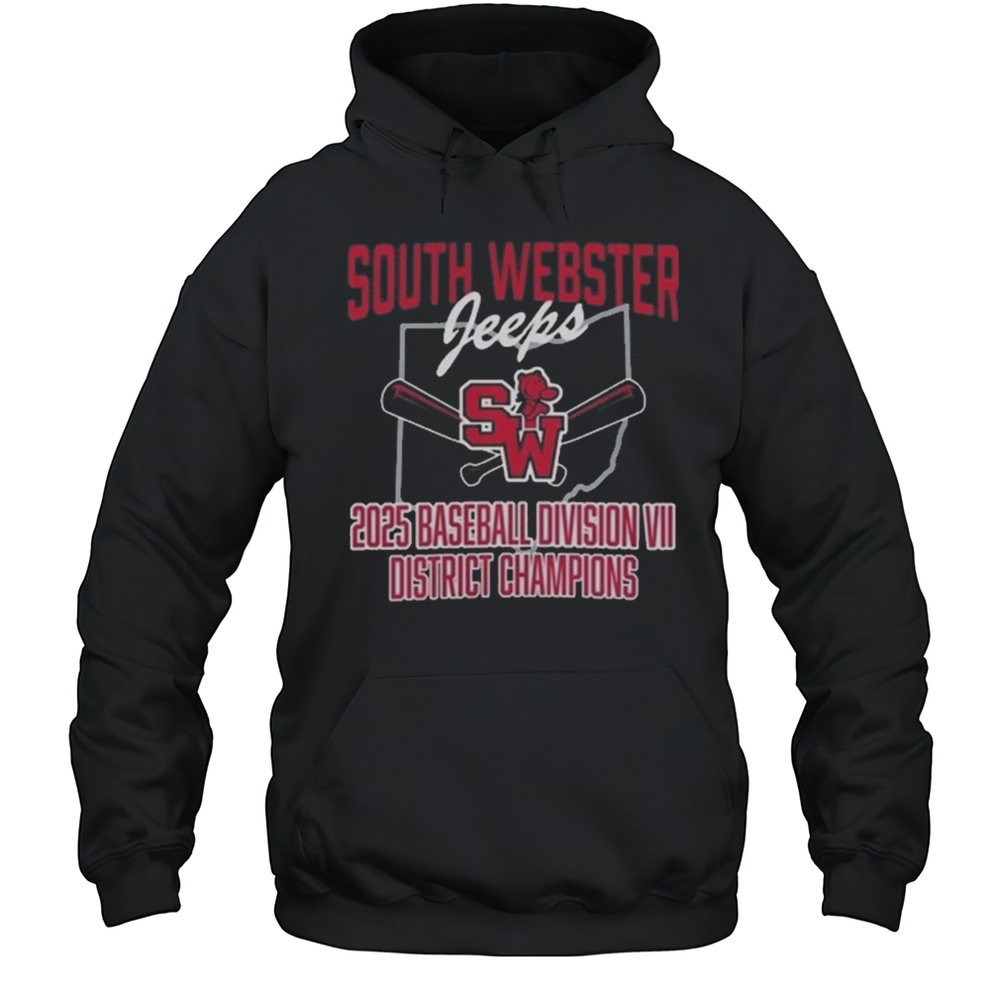South Webster Baseball 2025 District Champion Shirt Unisex Hoodie
