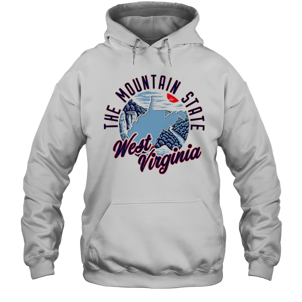 The Mountain State West Virginia Skyline Sunset Shirt Unisex Hoodie