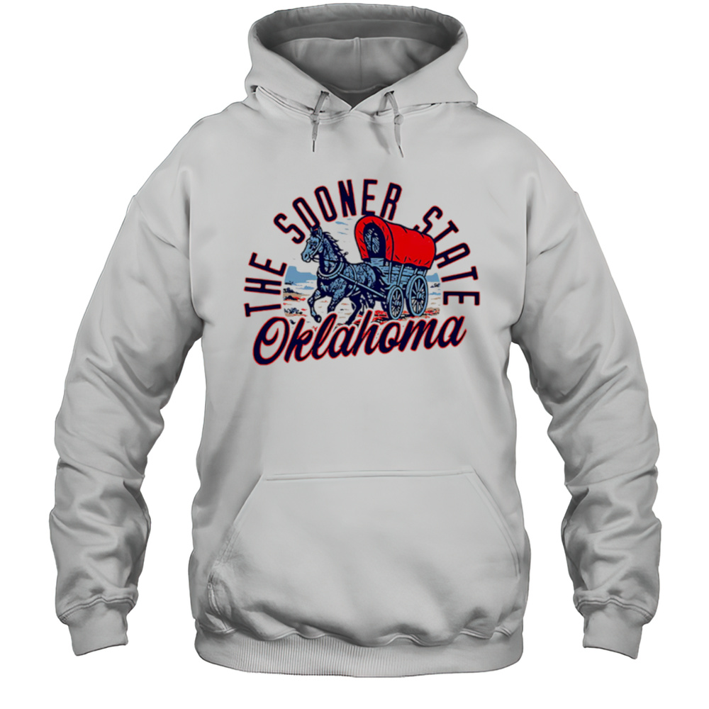 The Sooner State Oklahoma Skyline Sunset Shirt Unisex Hoodie