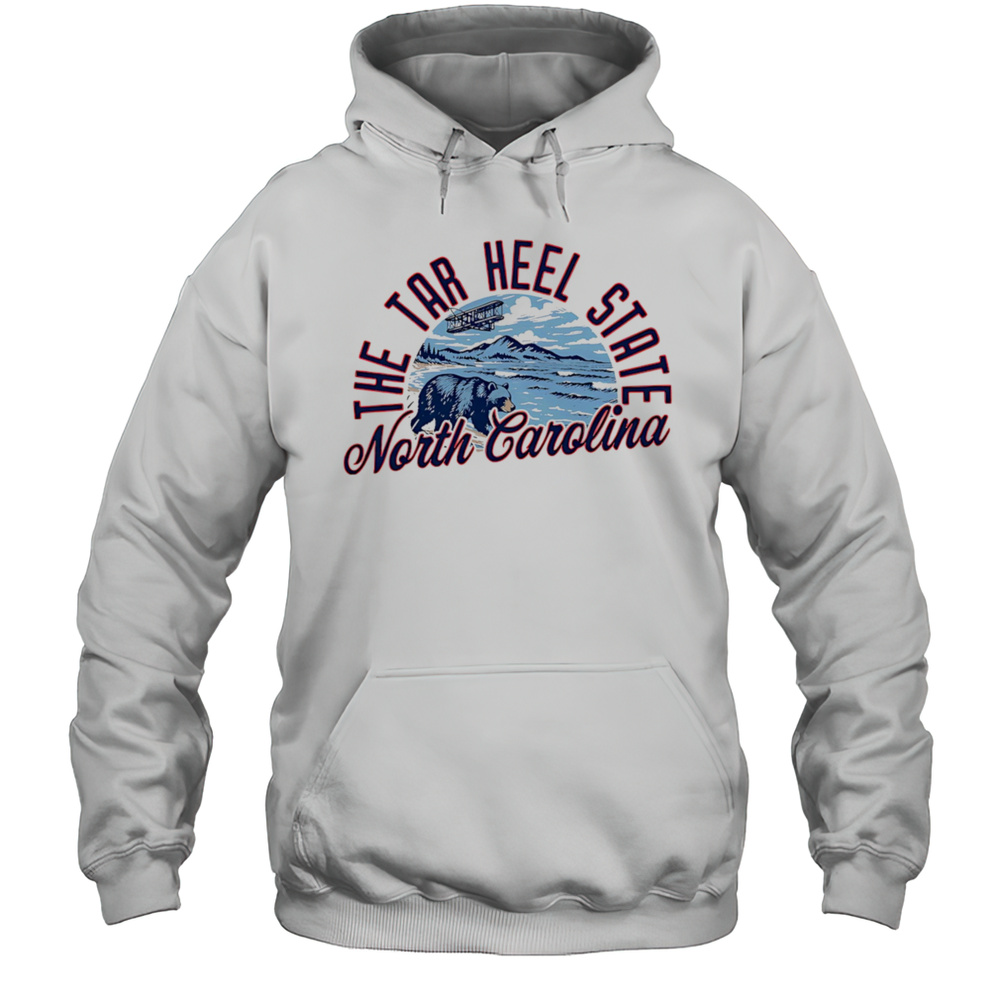 The Tar Heel State North Carolina Skyline Sunset Shirt Unisex Hoodie