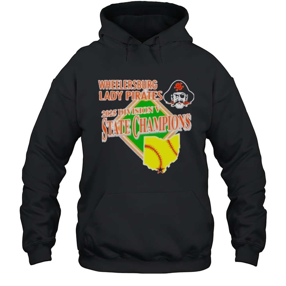 Wheelersburg Softball 2025 Division 5 State Champions Shirt Unisex Hoodie