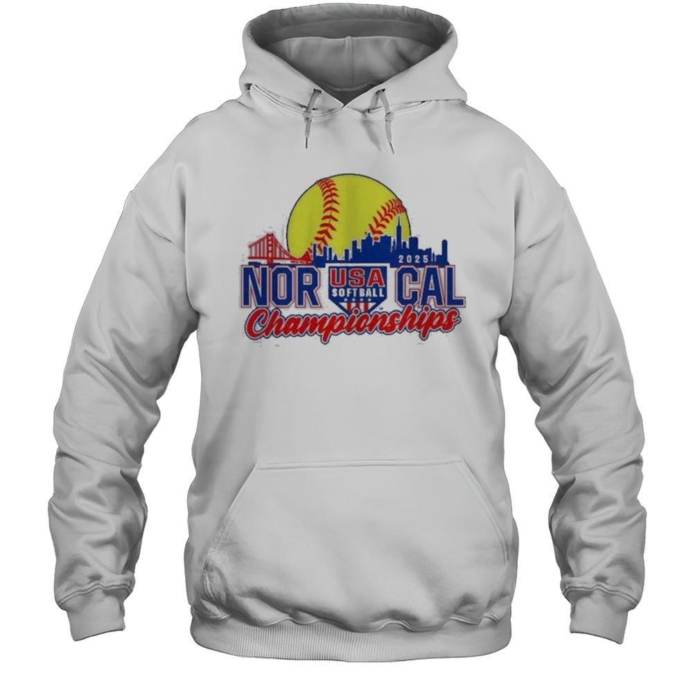 2025 NorCal Championships USA Softball Shirt Unisex Hoodie