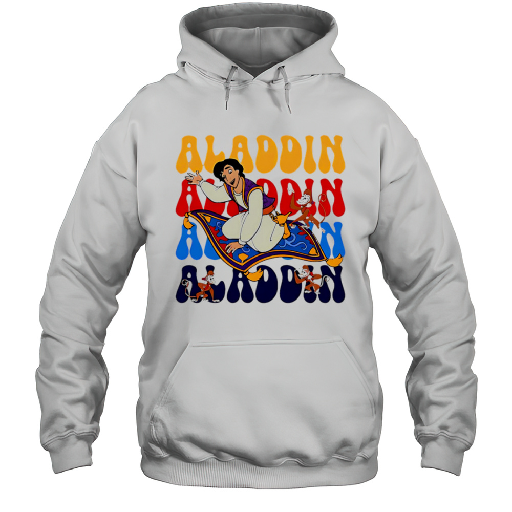 Aladdin Repeat Cartoon Cute Shirt Unisex Hoodie