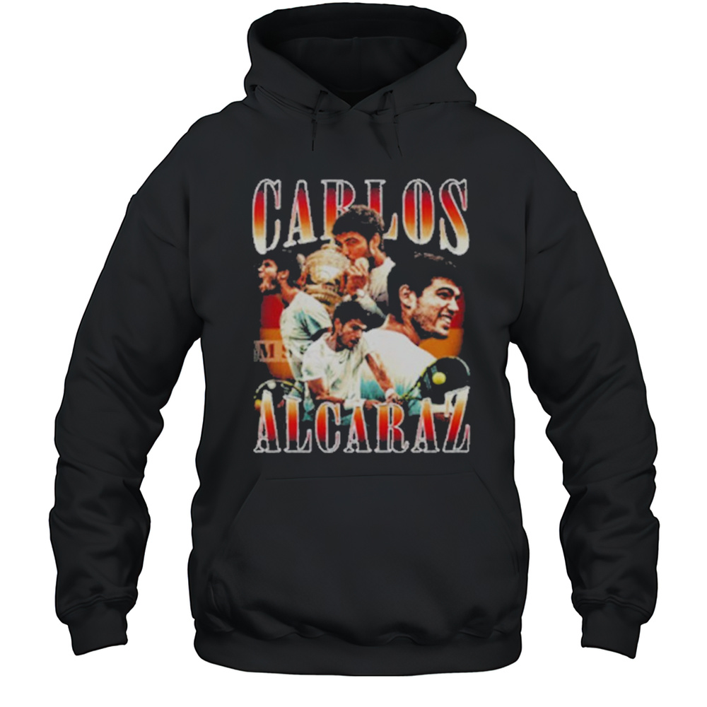 Carlos Alcaraz Graphic Tee Prince Of Clay Wins The Champion Roland Garros 2025 Shirt Unisex Hoodie
