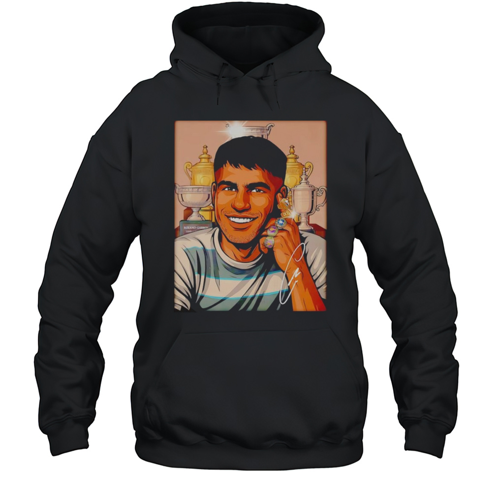Carlos Alcaraz Roland Garros Champion Shirt Unisex Hoodie