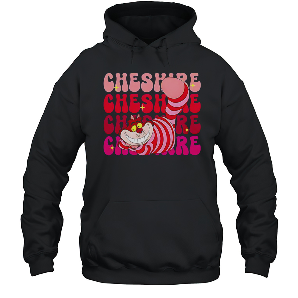 Cheshire Repeat Cartoon Cute Shirt Unisex Hoodie