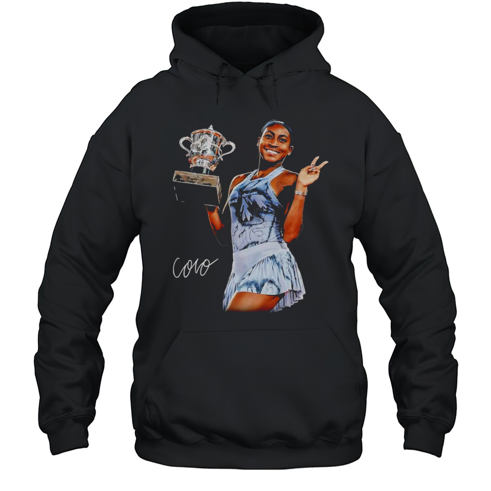 Coco Gauff French Open Deuces Shirt Unisex Hoodie