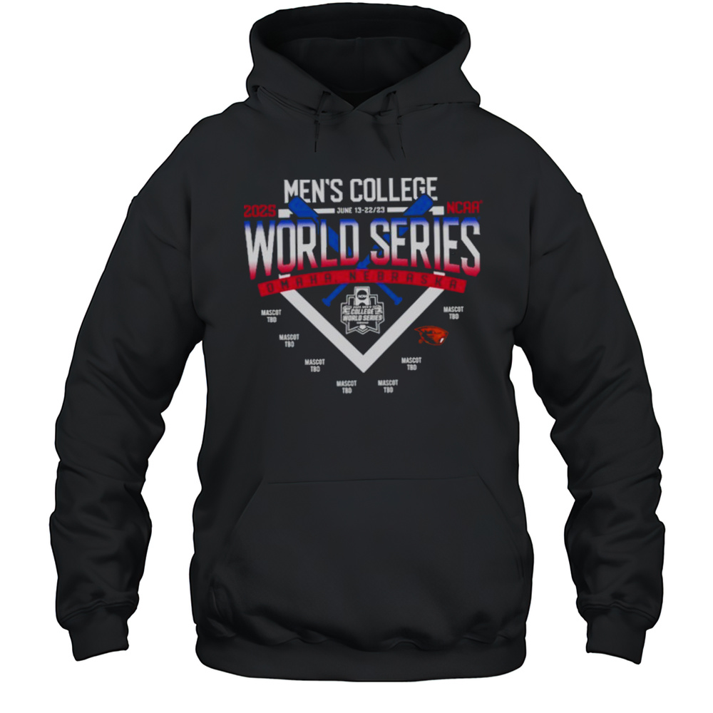 College World Searies 8 Team Tee With Beaver 2025 Shirt Unisex Hoodie