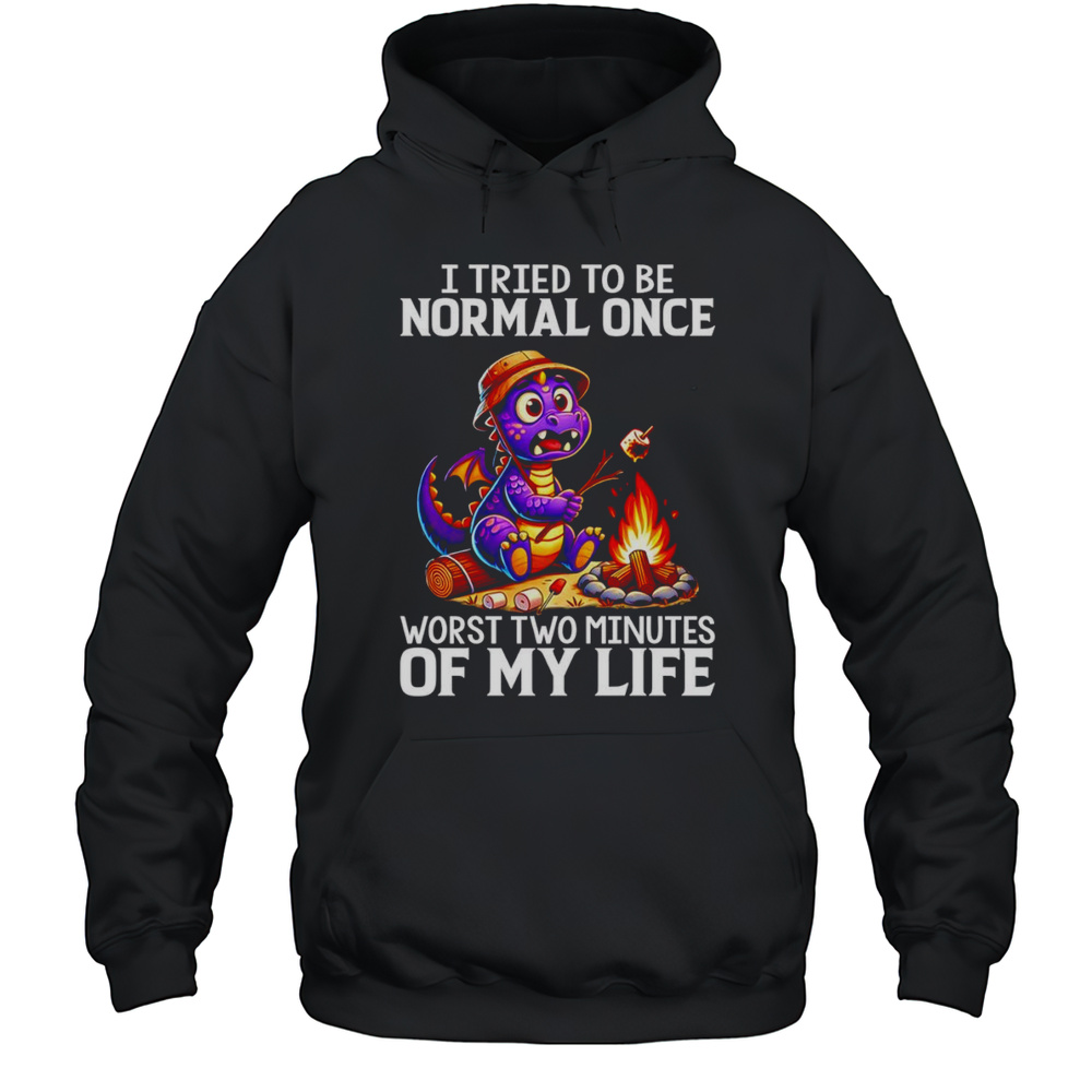 Dragon I Tried To Be Normal Once Worst Two Minutes Of My Life Shirt Unisex Hoodie