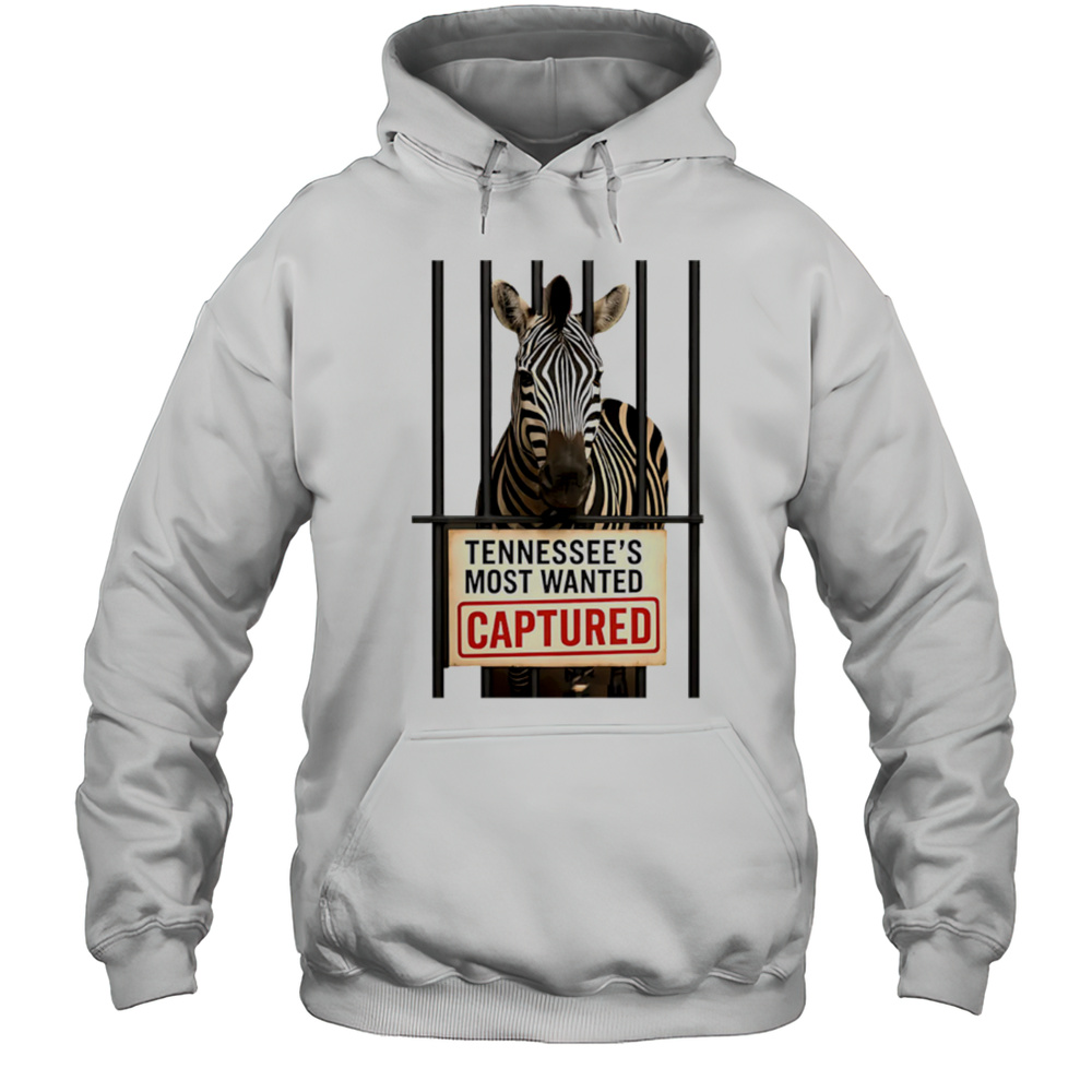 Ed The Zebra Tennessees Most Wanted Captured Shirt Unisex Hoodie
