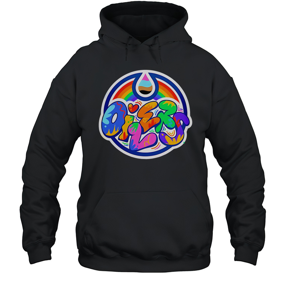 Edmonton Oilers 2025 Pride Month NHL Shirt Unisex Hoodie