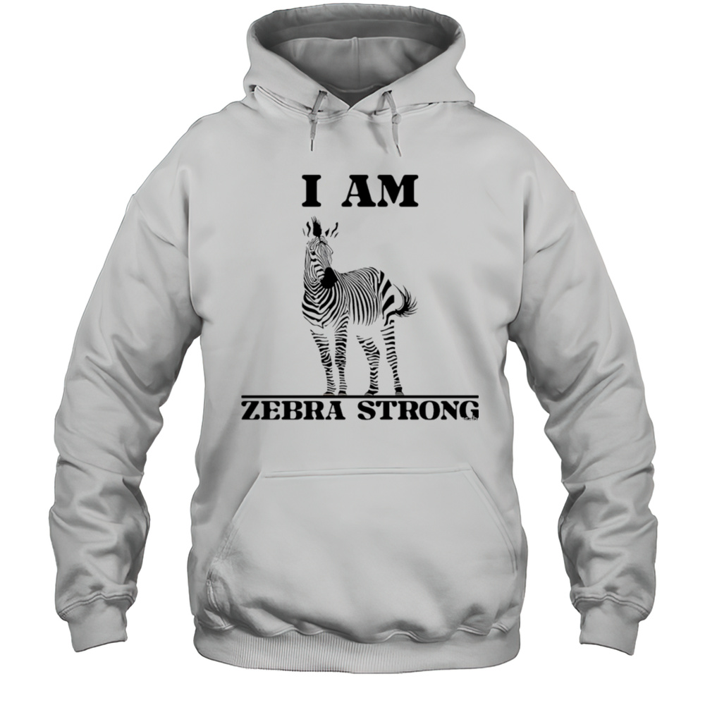 I Am Zebra Strong Shirt Unisex Hoodie