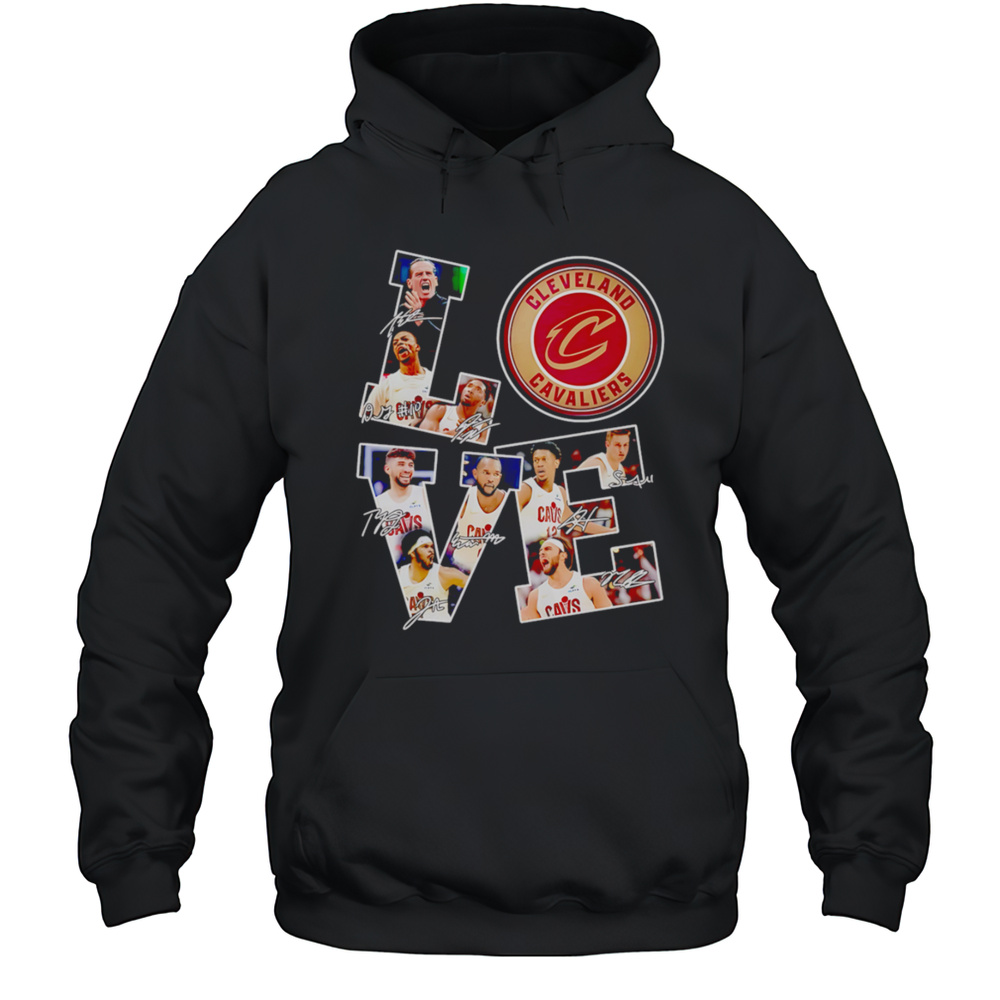 Love Cleveland Cavaliers Basketball Signature Shirt Unisex Hoodie