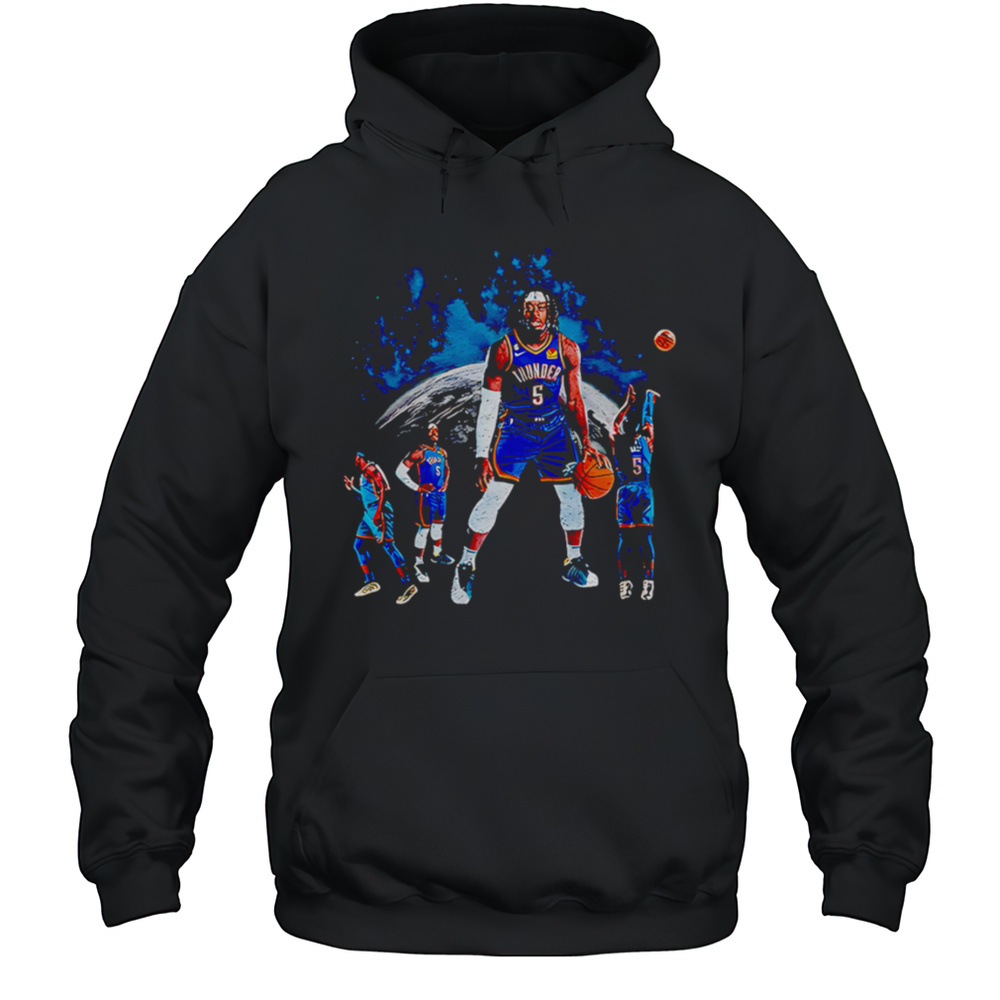 Luguentz Dort Okc Playoff Thunder Up Shirt Unisex Hoodie