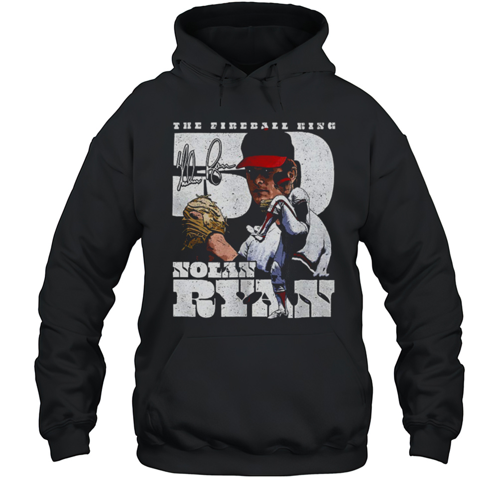 Nolan Ryan Los Angeles Angels MLB Baseball Player A Throwback Dual Shirt Unisex Hoodie
